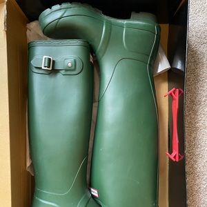 Hunter Green Tall boots